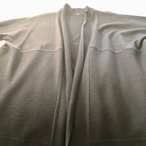 Sit in Lotus wrap sweater